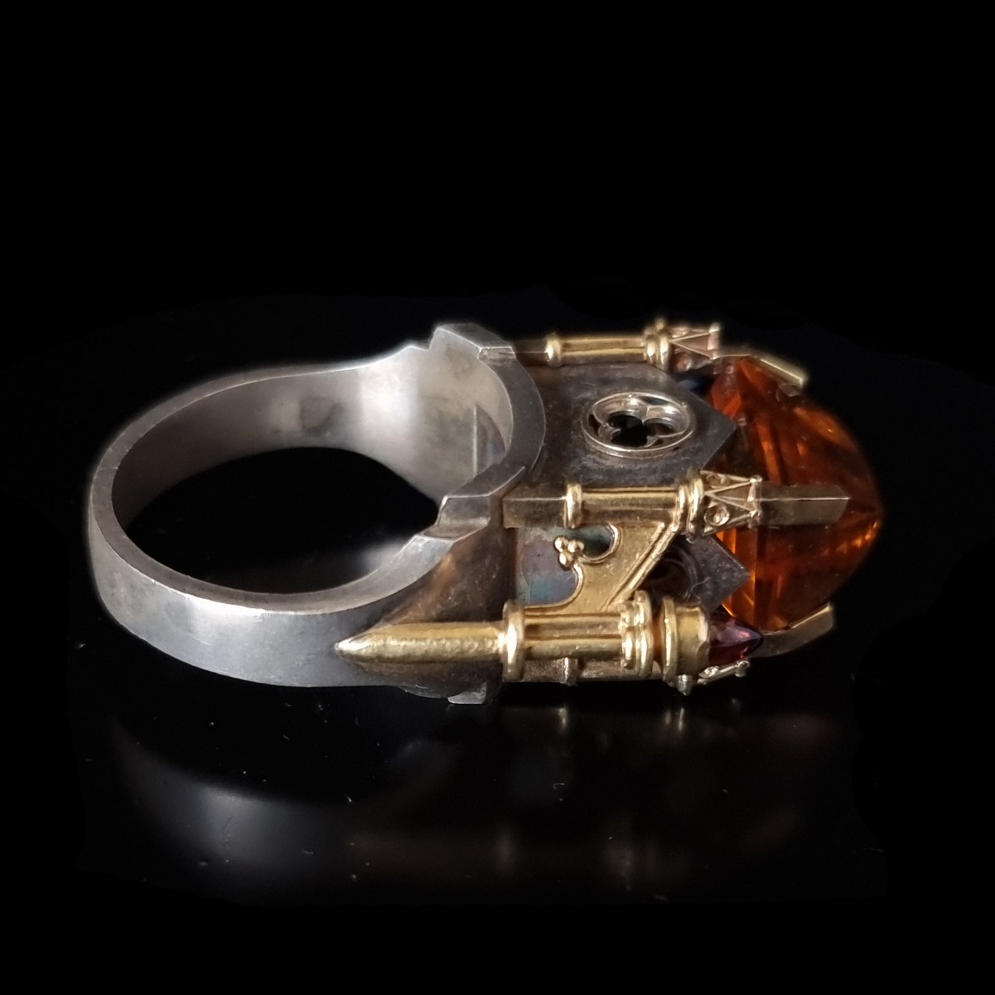 Citrine Cathedral Ring