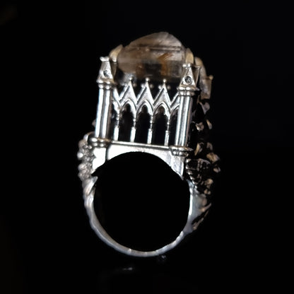 Cherrub Flower Cathedral Ring