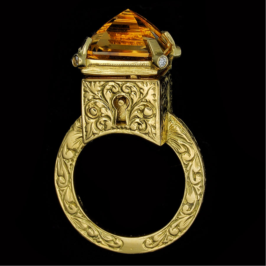 BAGUE MAJESTIC CITRINE POISON