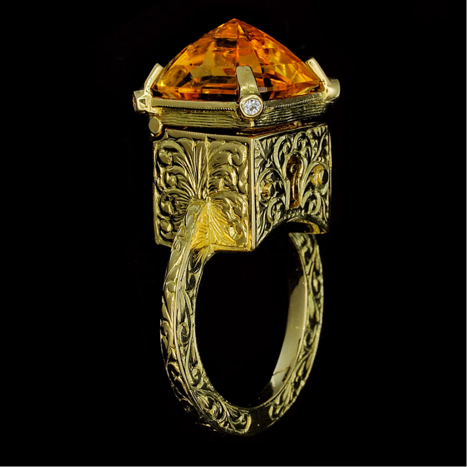 BAGUE MAJESTIC CITRINE POISON