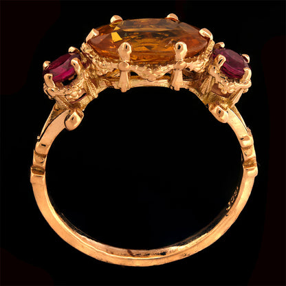 SUNLIT SOVEREIGN GARLAND RING