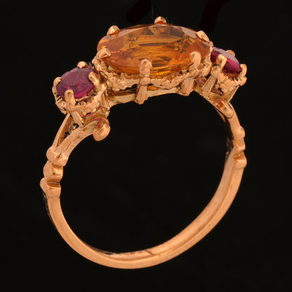 SUNLIT SOVEREIGN GARLAND RING