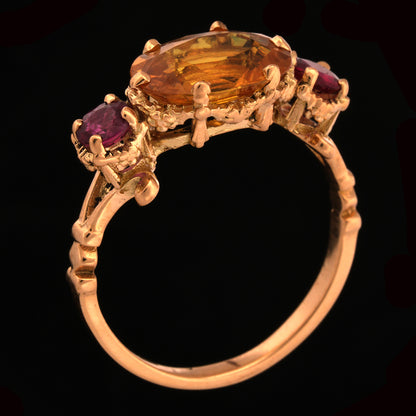 SUNLIT SOVEREIGN GARLAND RING